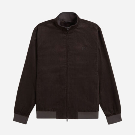 Fred Perry Cord Brentham Jacket - Rich Brown