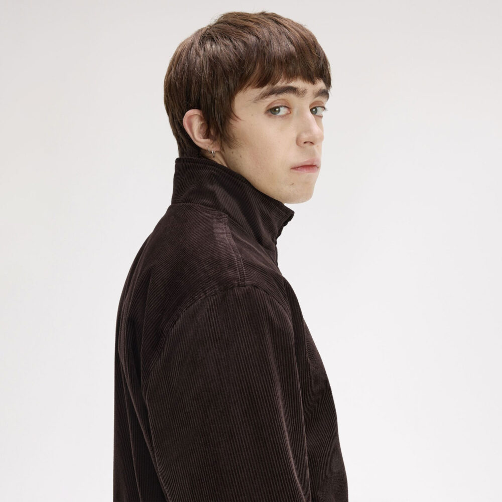 Fred Perry Cord Brentham Jacket - Rich Brown