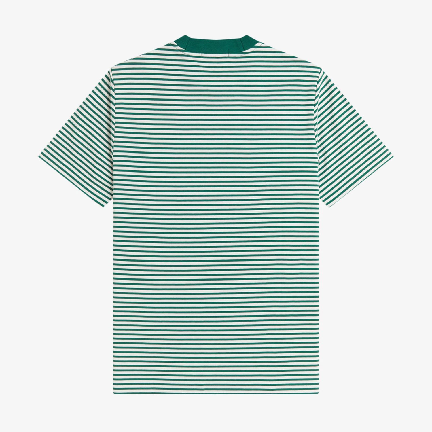 Fred Perry Fine Stripe Heavyweight Tee - Sport Green