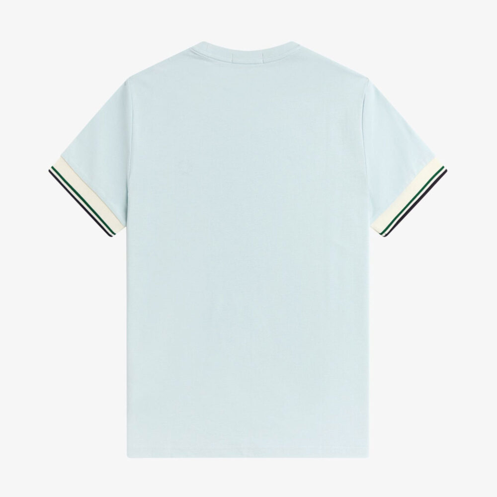 Fred Perry Twin Tipped Cuff Tee - Light Ice Fred Perry Twin Tipped Cuff Tee - Light Ice