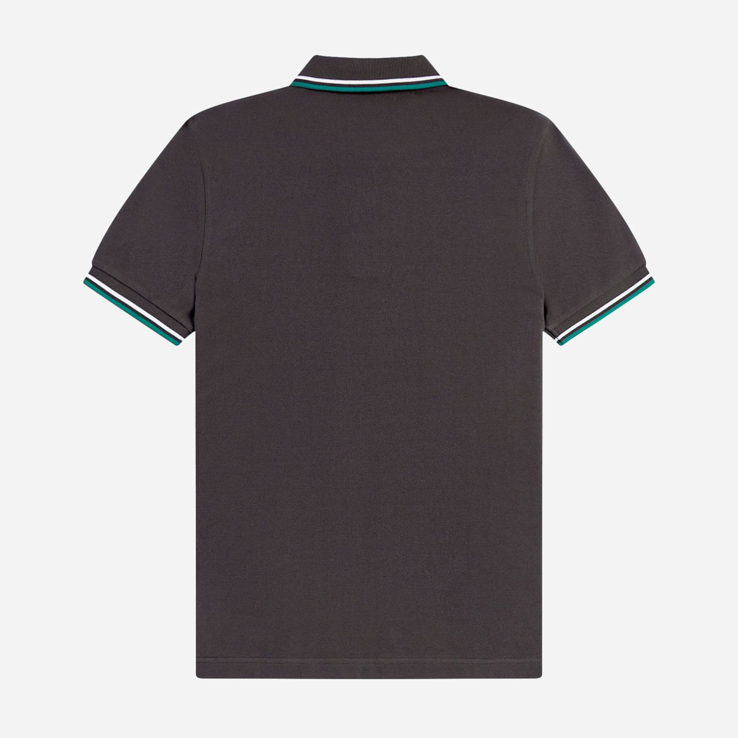 Fred Perry Twin Tipped Polo - Anchor Grey/Light Ice/Sport Green