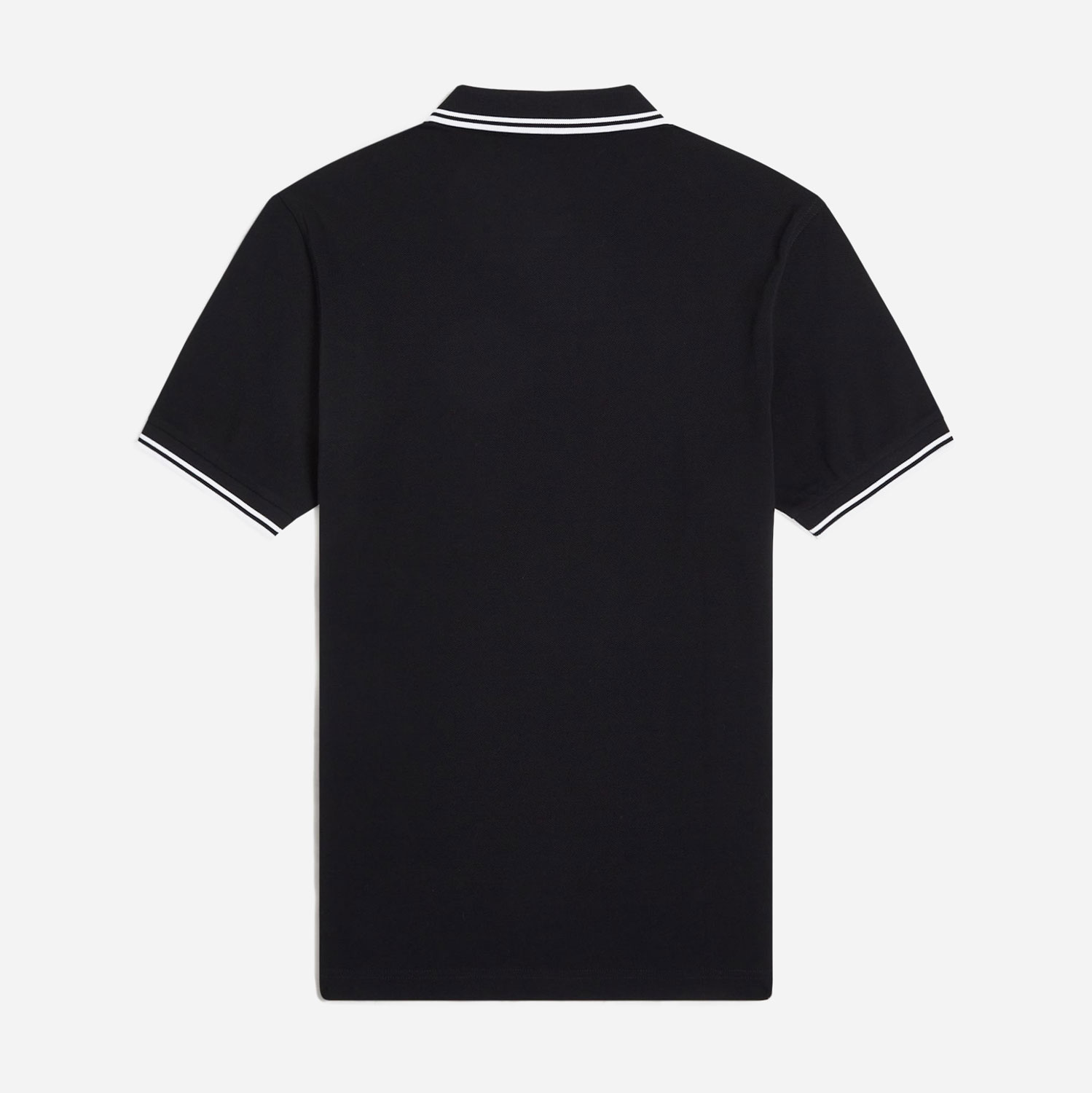 Fred Perry Twin Tipped Polo - Black/White
