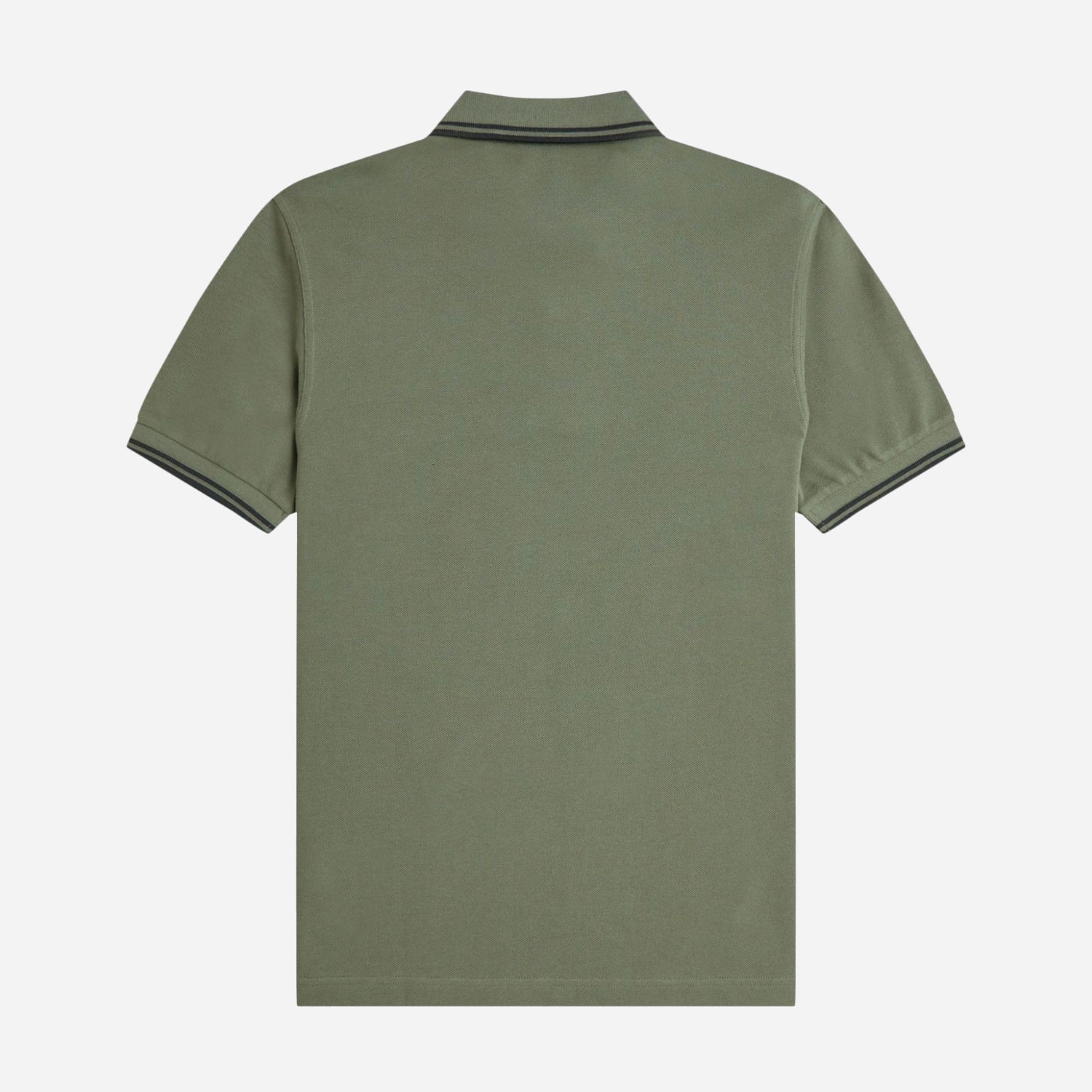 Fred Perry Twin Tipped Polo - Laurel Wreath Green/Black