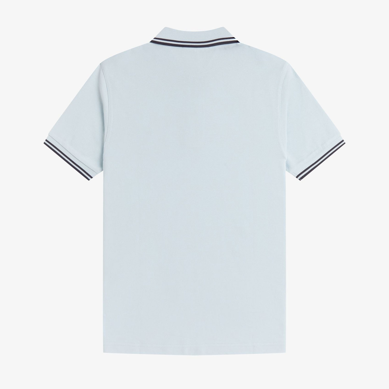 Fred Perry Twin Tipped Polo - Light Ice/Anchor Grey/Anchor Grey