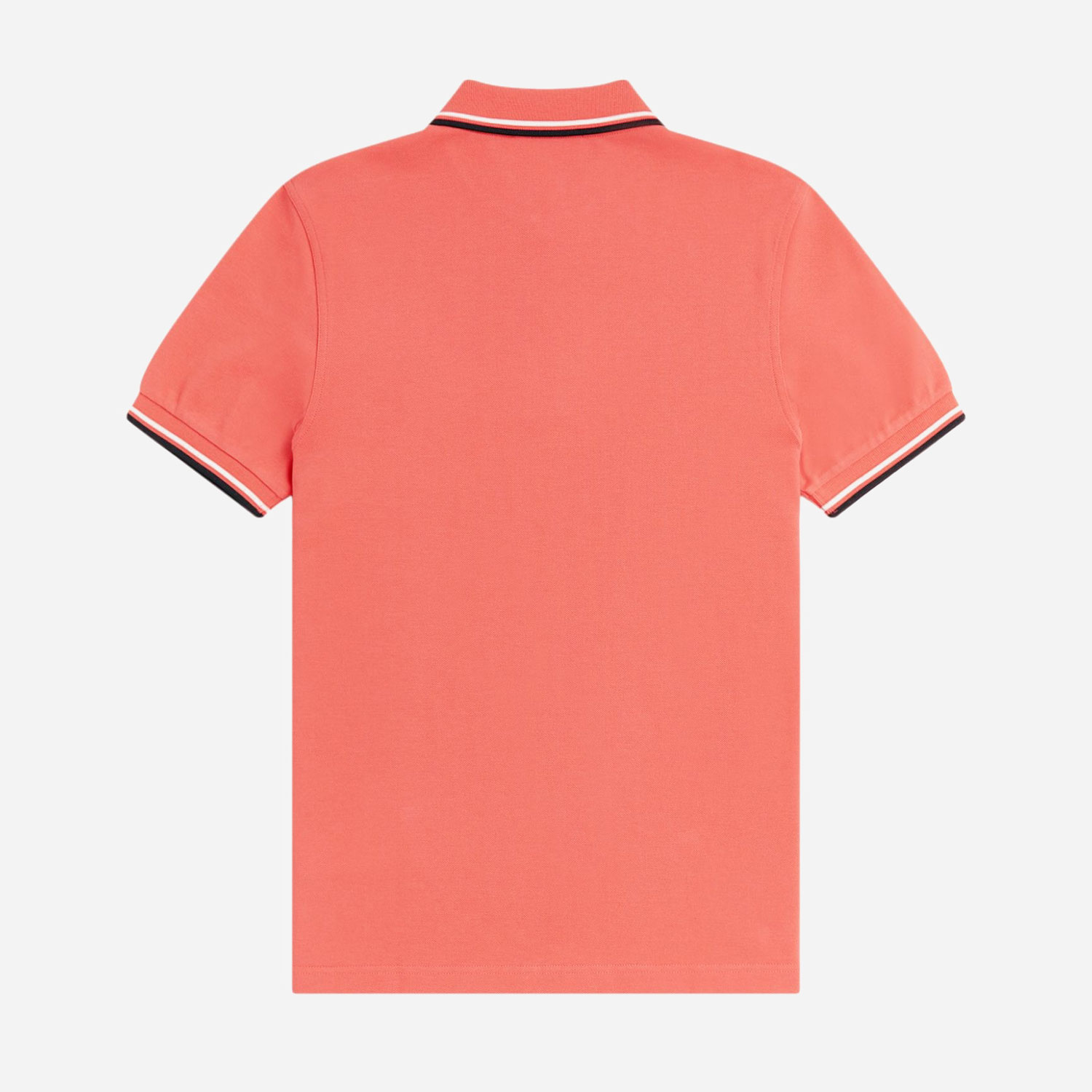 Fred Perry Twin Tipped Polo - Strawberry Cream/Ecru/Black