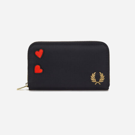 Fred Perry Women's x Amy Winehouse Amy Nylon Wallet - Black Fred Perry Women's x Amy Winehouse Amy Nylon Wallet - Black