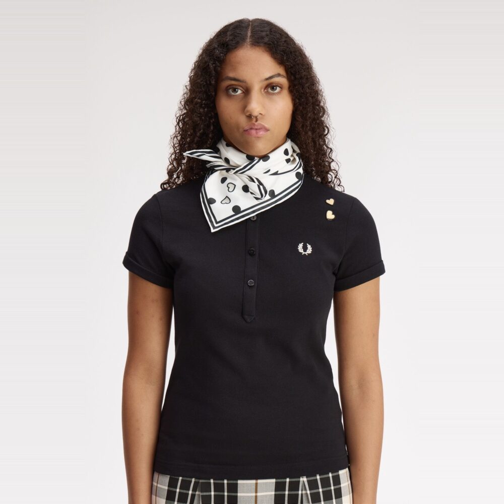 Fred Perry Women's x Amy Winehouse Amy Polka Dot Scarf - Snow White