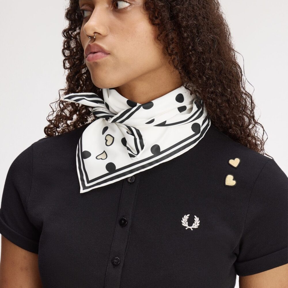 Fred Perry Women's x Amy Winehouse Amy Polka Dot Scarf - Snow White