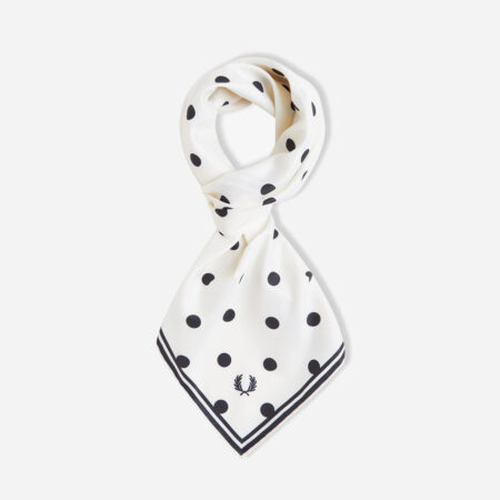 Fred Perry Women's x Amy Winehouse Amy Polka Dot Scarf - Snow White