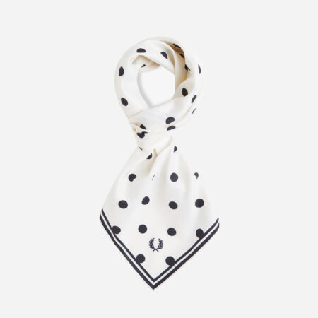Fred Perry Women's x Amy Winehouse Amy Polka Dot Scarf - Snow White Fred Perry Women's x Amy Winehouse Amy Polka Dot Scarf - Snow White