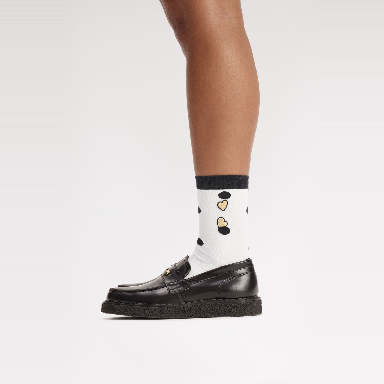 Fred Perry Women's x Amy Winehouse Amy Polka Dot Sock - Snow White