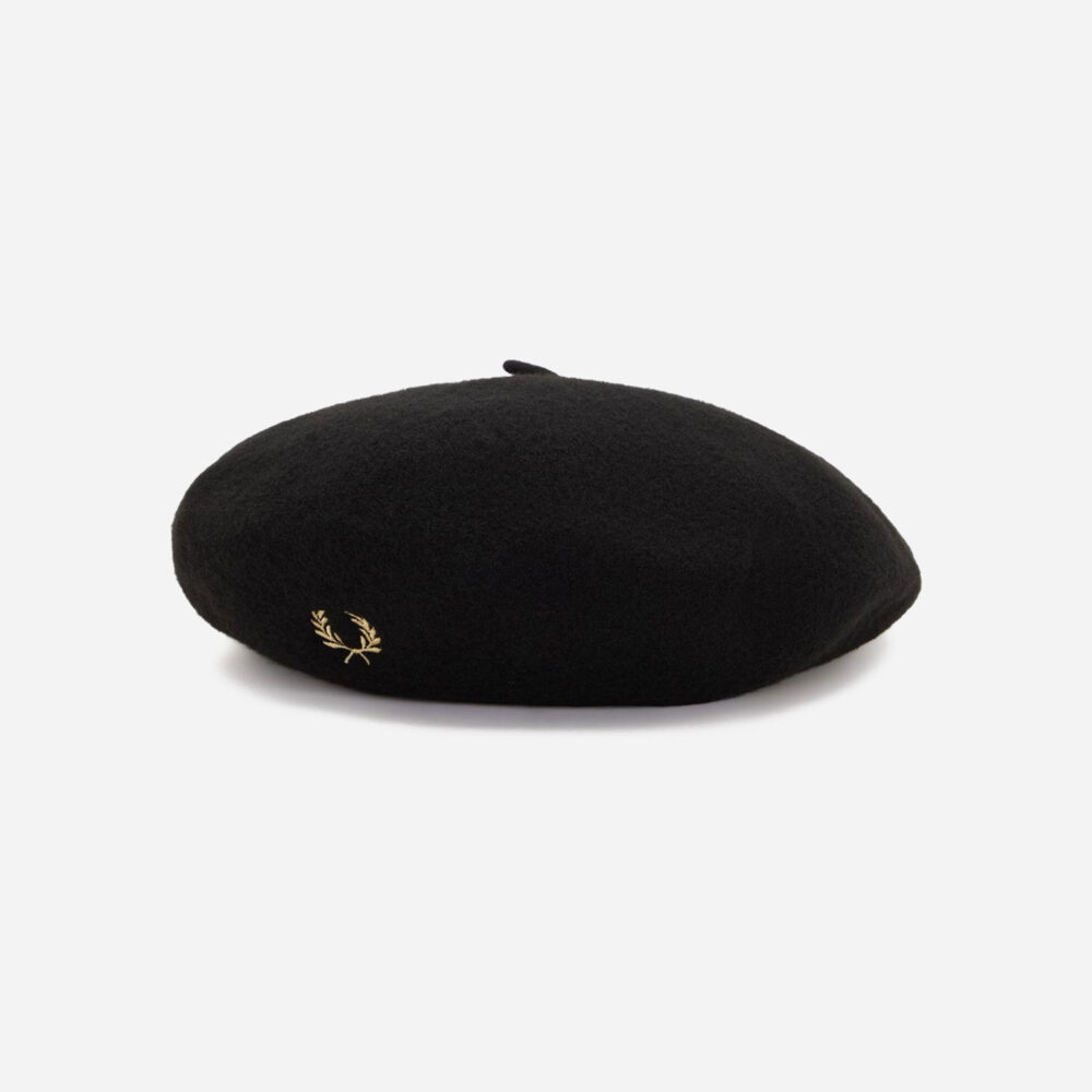 Fred Perry Women's x Amy Winehouse Beret - Black/Champagne Fred Perry Women's x Amy Winehouse Beret - Black/Champagne