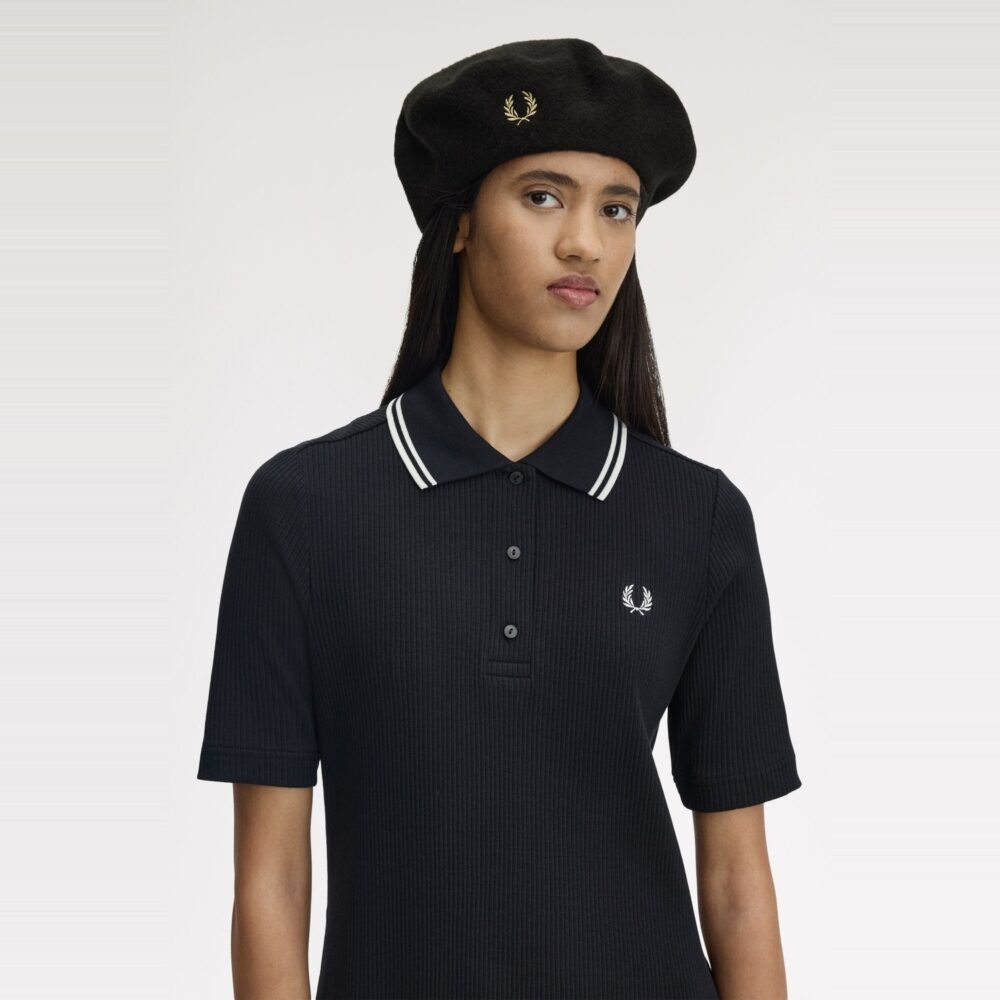 Fred Perry Women's x Amy Winehouse Beret - Black/Champagne Fred Perry Women's x Amy Winehouse Beret - Black/Champagne