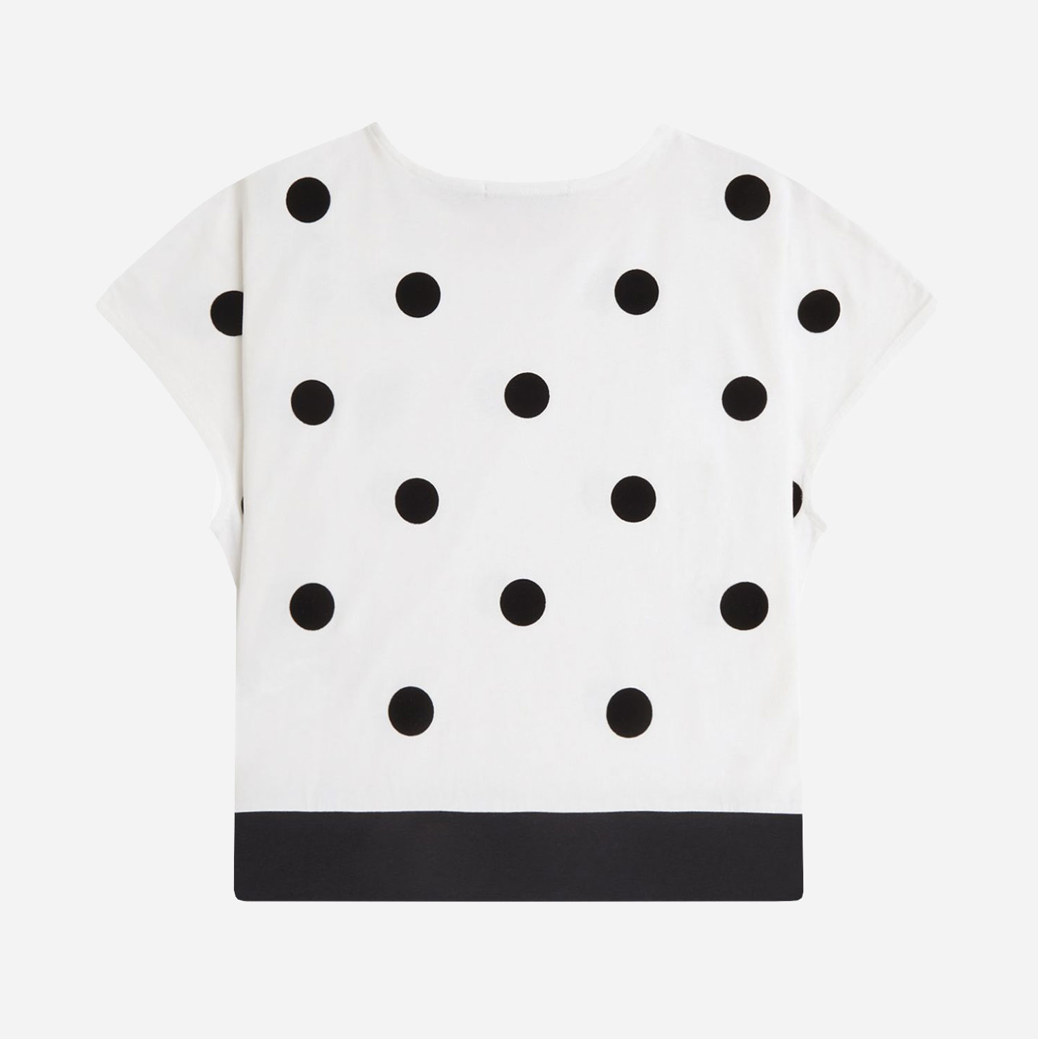 Fred Perry Women's x Amy Winehouse Flocked Polka Dot Top - Snow White