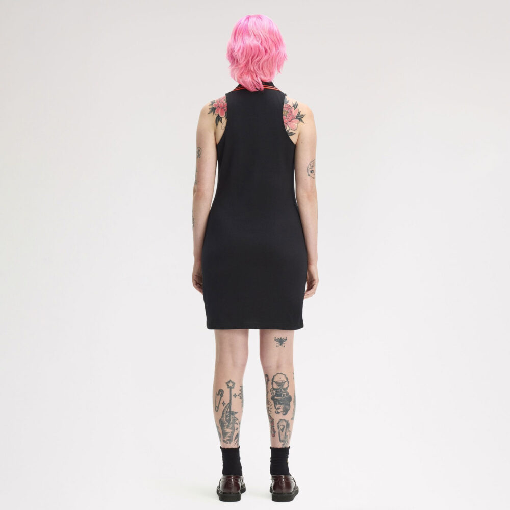 Fred Perry Women's x Amy Winehouse Sleeveless Pique Dress - Black Fred Perry Women's x Amy Winehouse Sleeveless Pique Dress - Black