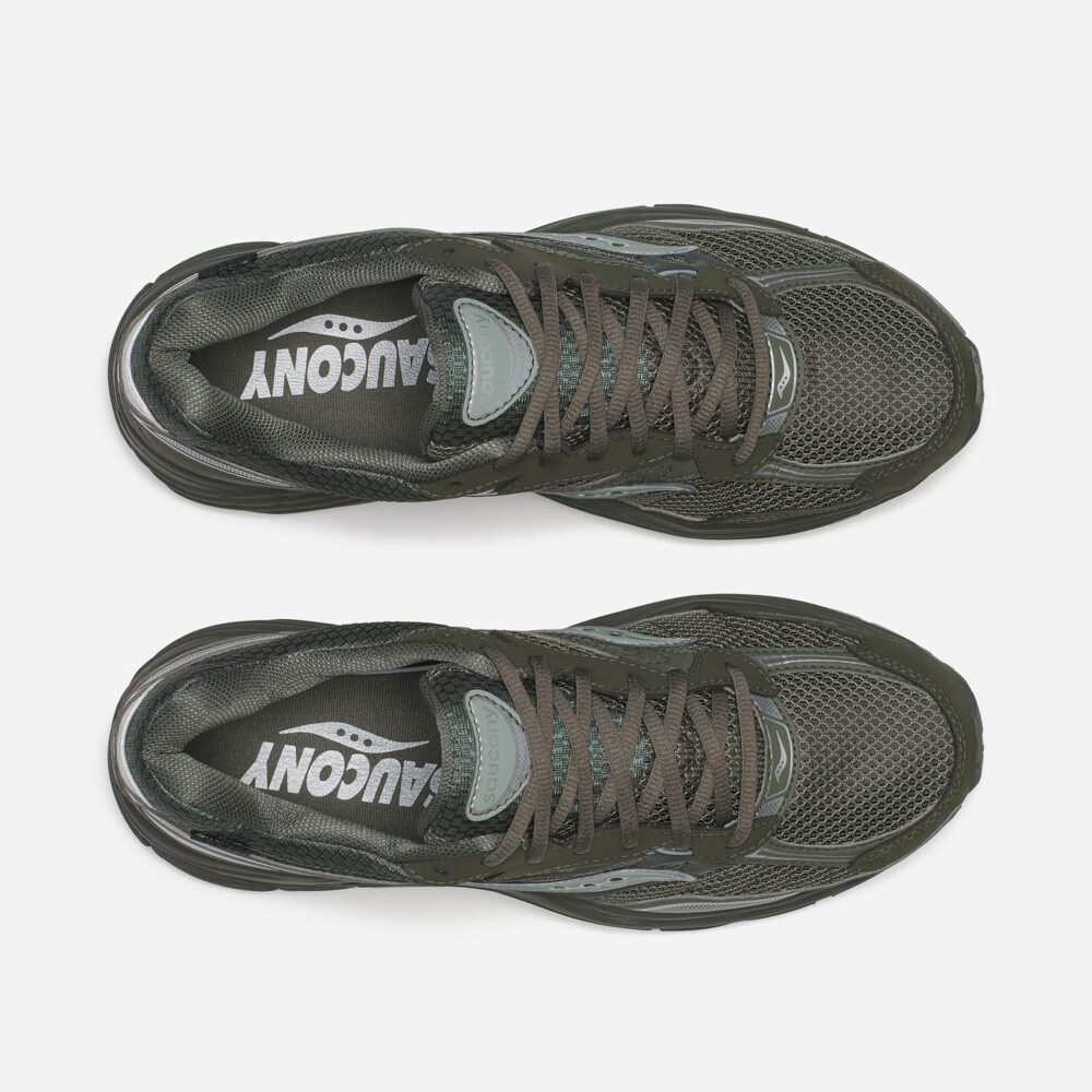 Saucony Progrid Omni 9 GTX Trainer - Fatigue/Silver