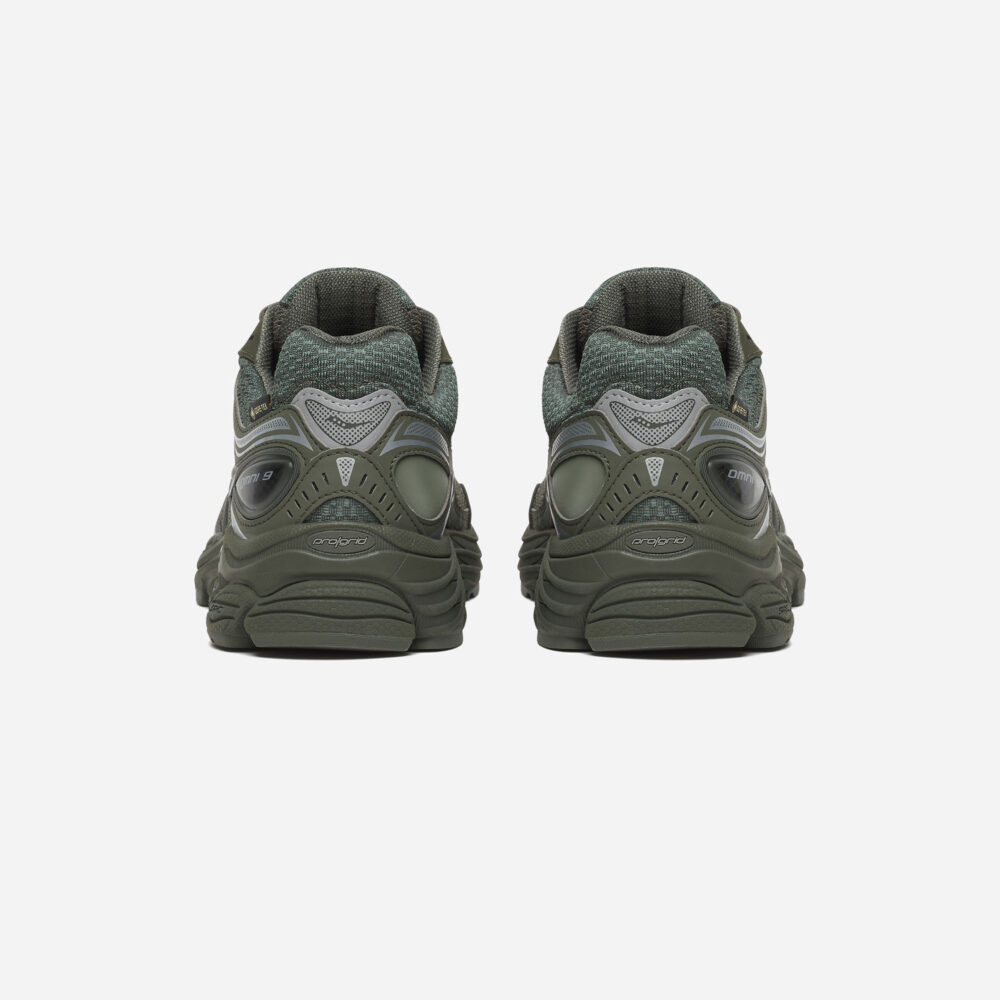 Saucony Progrid Omni 9 GTX Trainer - Fatigue/Silver