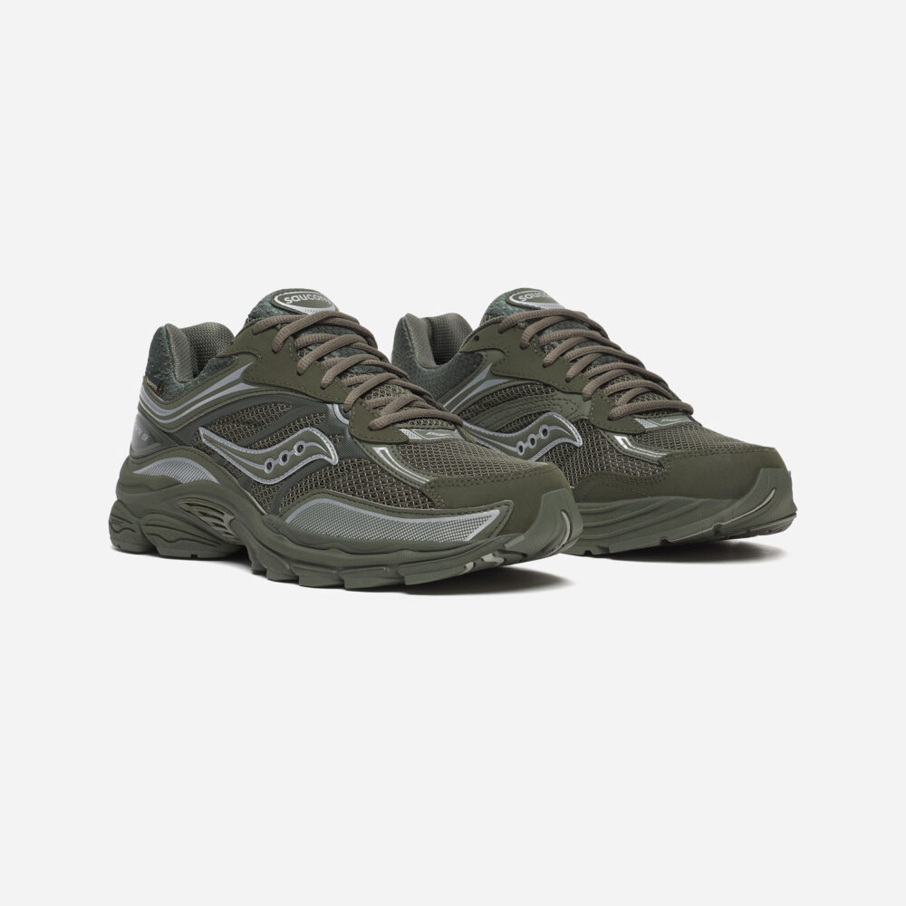 Saucony Progrid Omni 9 GTX Trainer - Fatigue/Silver