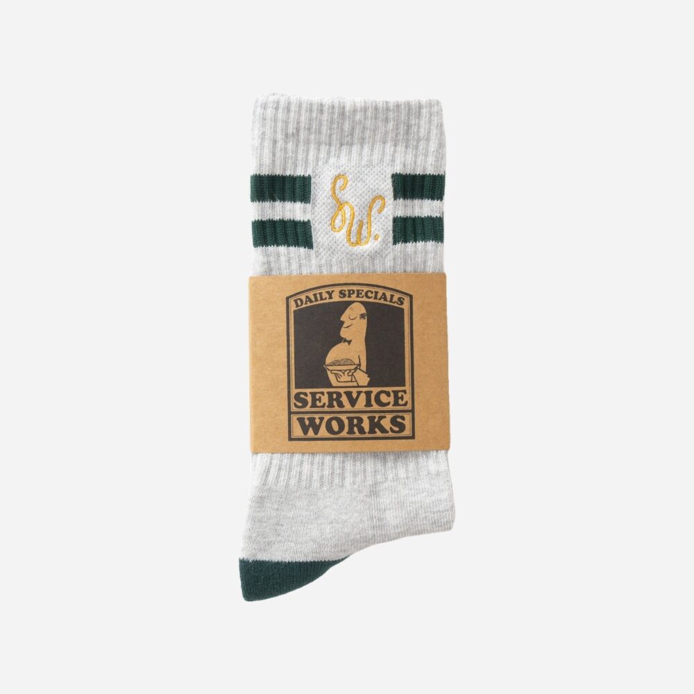 Service Works Monogram Sock - Heather Service Works Monogram Sock - Heather