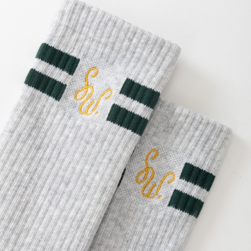 Service Works Monogram Sock - Heather Service Works Monogram Sock - Heather