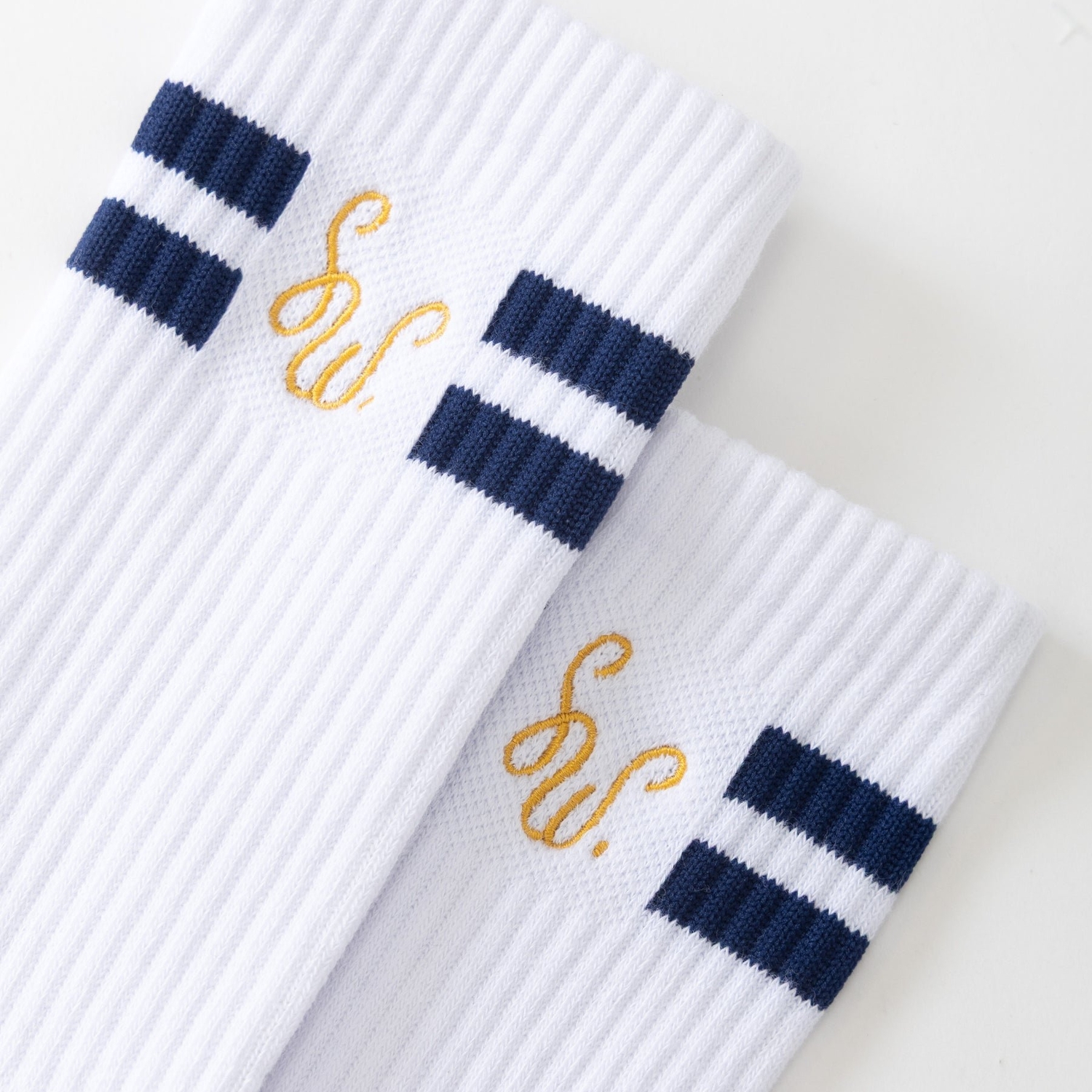 Service Works Monogram Sock - White