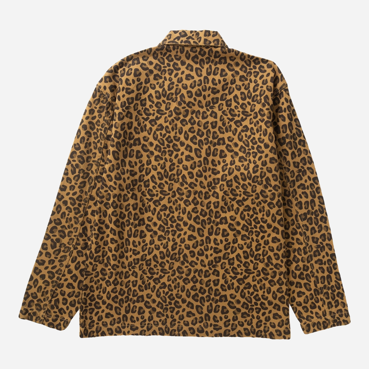 Service Works Patterned Easy Chef Shirt - Brown Leopard