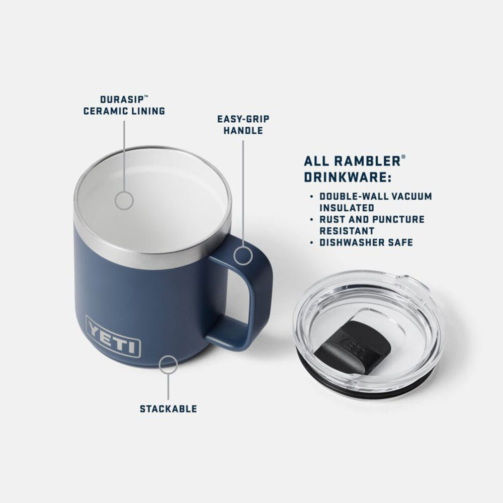 YETI Rambler 10 Oz Mug With DuraSip™ Ceramic Lining - Pampa Green