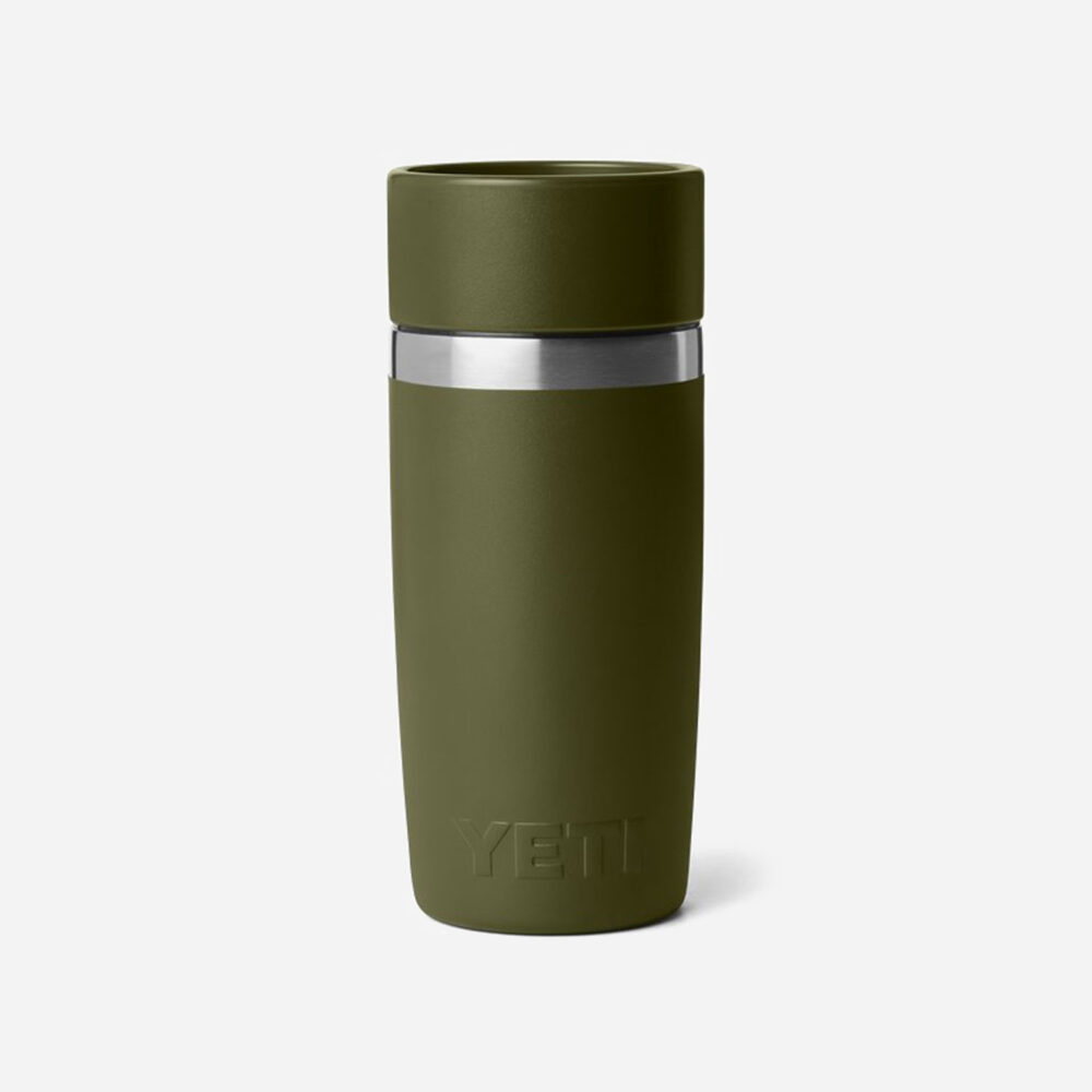 YETI Rambler 12 Oz Travel Bottle - Olive/King Crab Orange