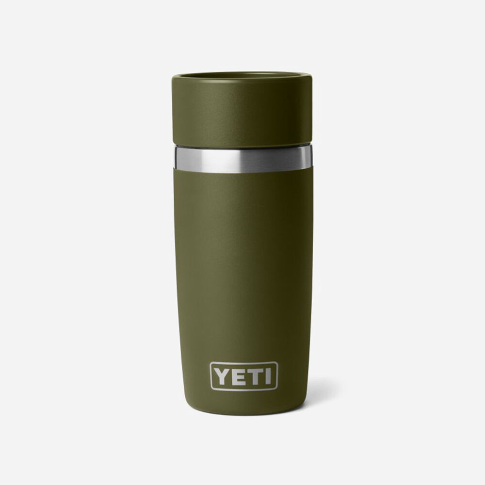 YETI Rambler 12 Oz Travel Bottle - Olive/King Crab Orange