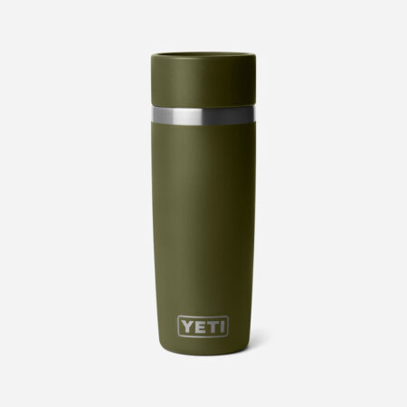 YETI Rambler 16 Oz Travel Bottle - Olive/King Crab Orange