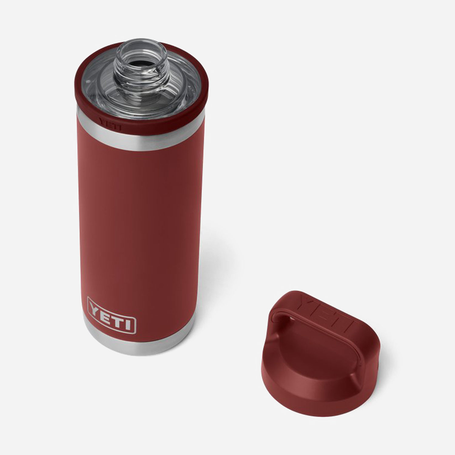 YETI Rambler 18 Oz Bottle With Chug Cap - Stag Red