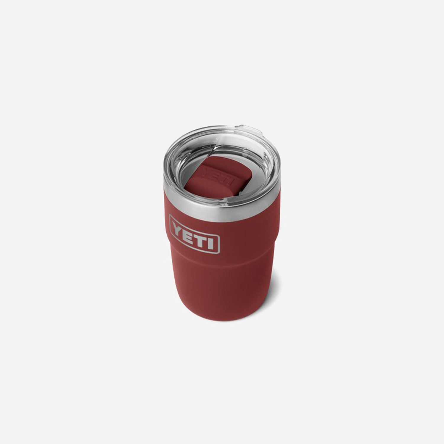 YETI Rambler 8 Oz Stackable Cup With DuraSip™ Ceramic Lining - Stag Red