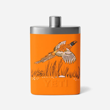 YETI Rambler Flask - Upland Bird/King Crab Orange YETI Rambler Flask - Upland Bird/King Crab Orange