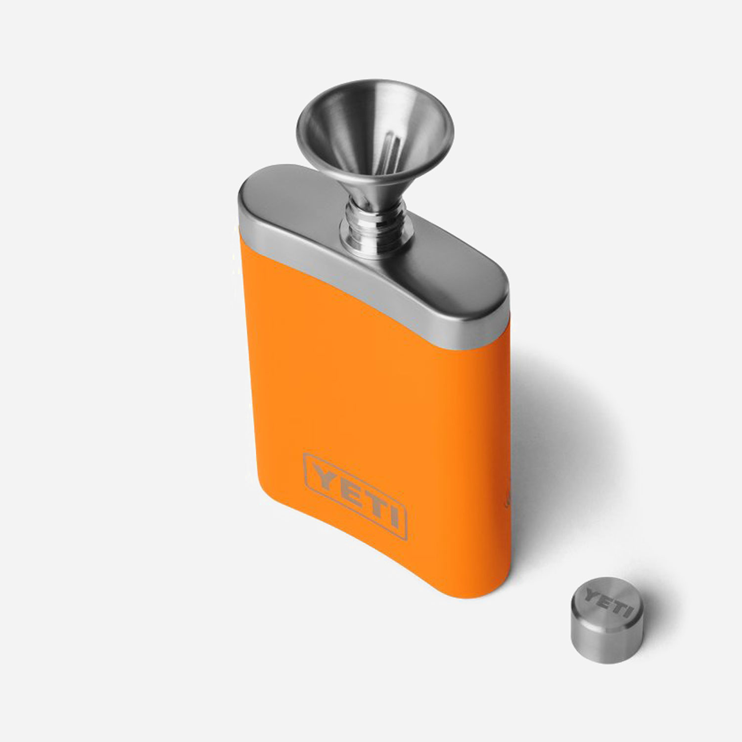 YETI Rambler Flask - Upland Bird/King Crab Orange