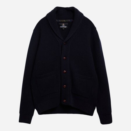 Barbour Hartland Knitted Shawl Neck Cardigan - Navy Barbour Hartland Knitted Shawl Neck Cardigan - Navy