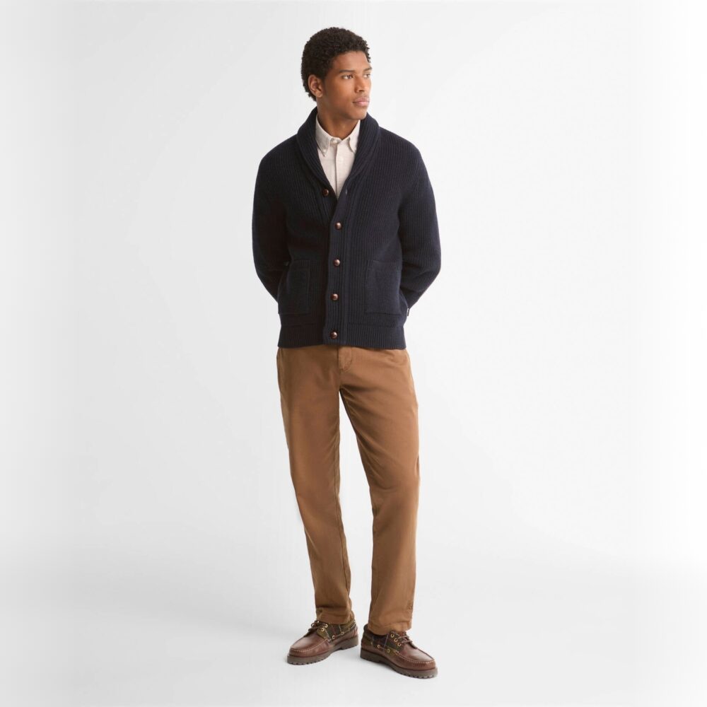 Barbour Hartland Knitted Shawl Neck Cardigan - Navy Barbour Hartland Knitted Shawl Neck Cardigan - Navy