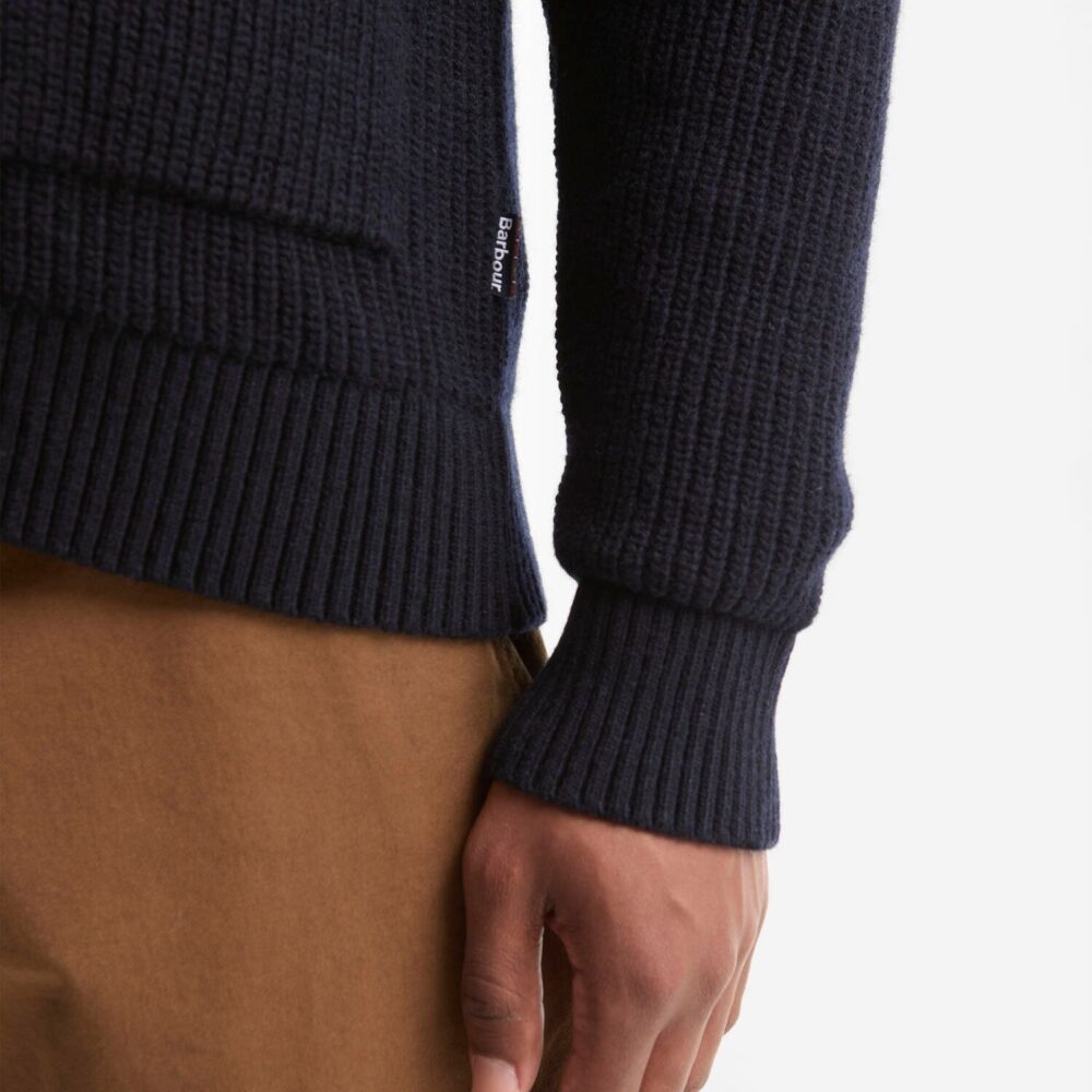 Barbour Hartland Knitted Shawl Neck Cardigan - Navy