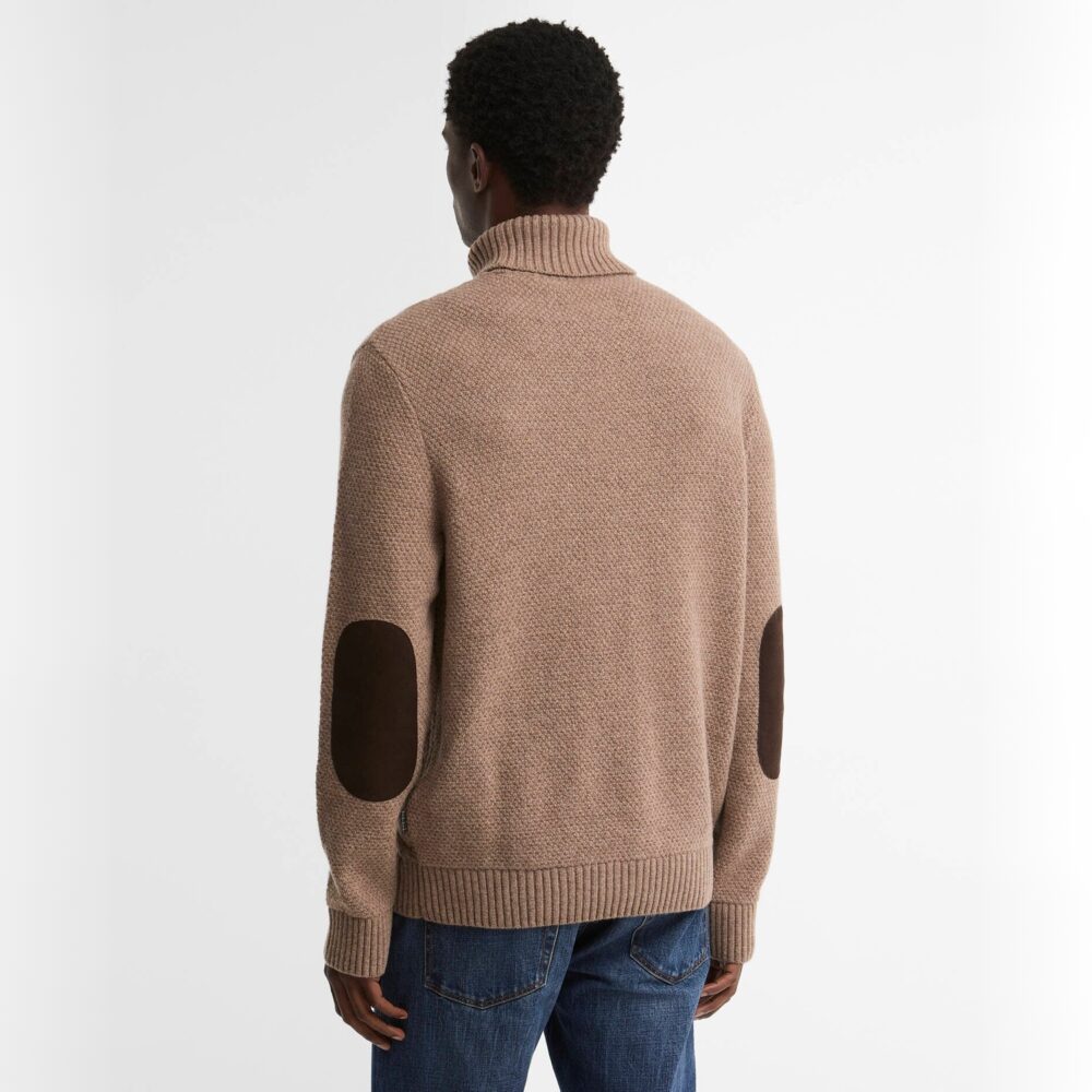 Barbour Staplecross Rollneck Sweater - Stone