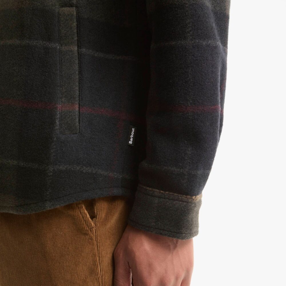 Barbour Woodlane Brushed Check Overshirt - Shadow Classic Tartan