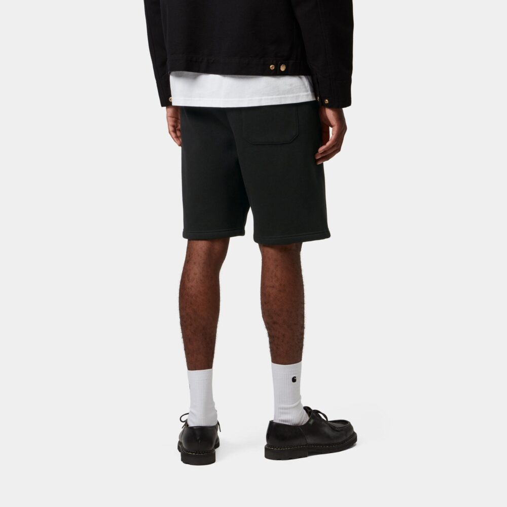 Carhartt Chase Sweat Short - Black/Gold Carhartt Chase Sweat Short - Black/Gold