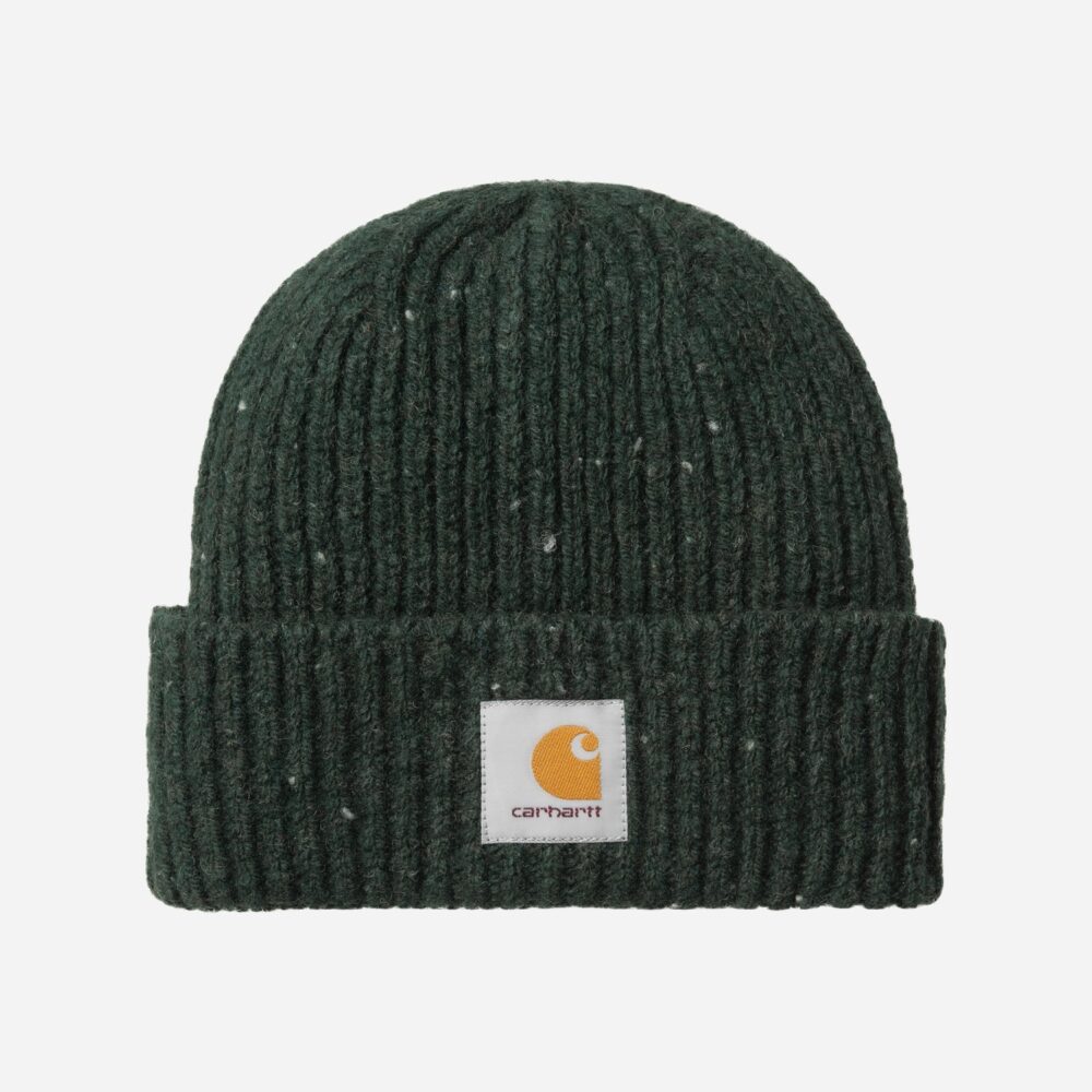 Carhartt WIP Anglistic Beanie - Speckled Dark Scarab