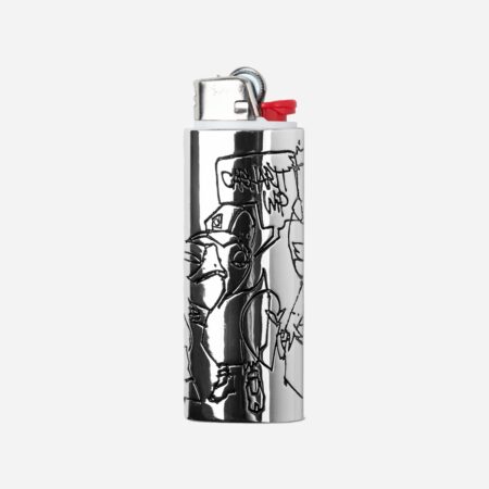 Carhartt WIP Blinkerfluid BIC Metal Lighter Case - Silver