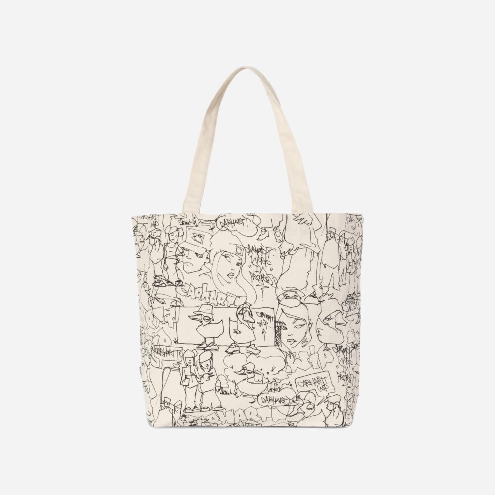 Carhartt WIP Blinkerfluid Tote - Blinkerfluid Print/Natural Carhartt WIP Blinkerfluid Tote - Blinkerfluid Print/Natural