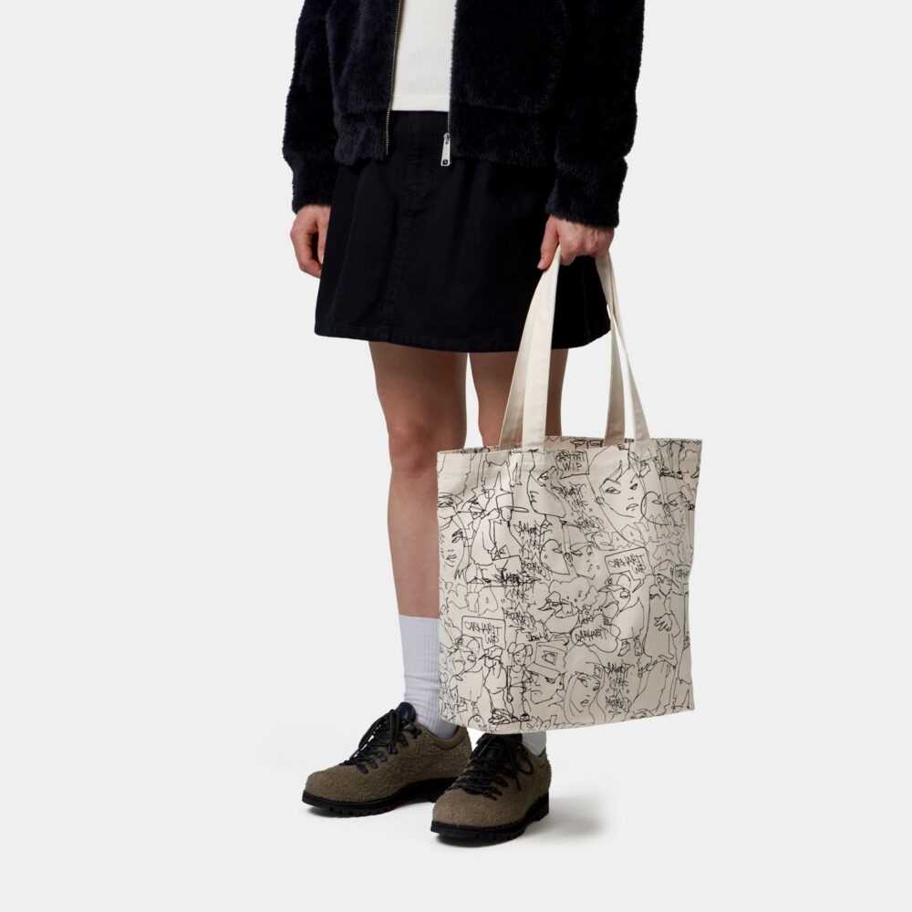 Carhartt WIP Blinkerfluid Tote - Blinkerfluid Print/Natural Carhartt WIP Blinkerfluid Tote - Blinkerfluid Print/Natural
