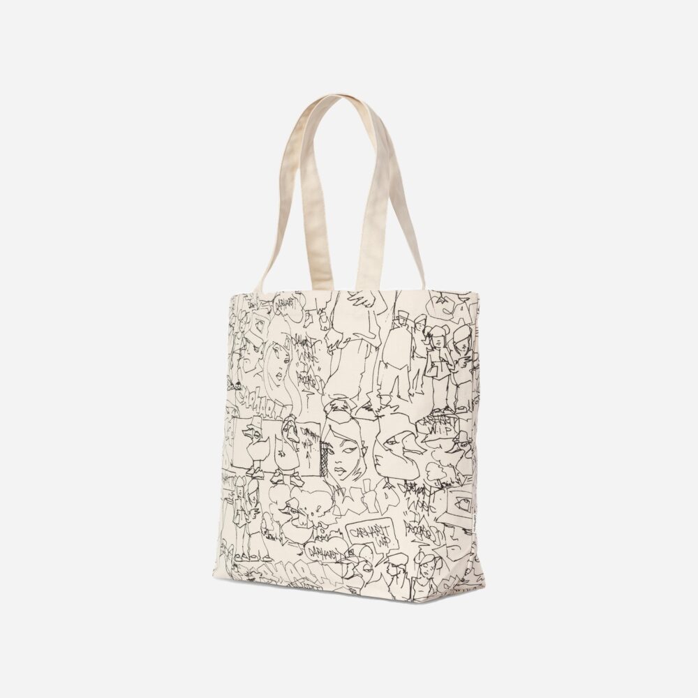 Carhartt WIP Blinkerfluid Tote - Blinkerfluid Print/Natural