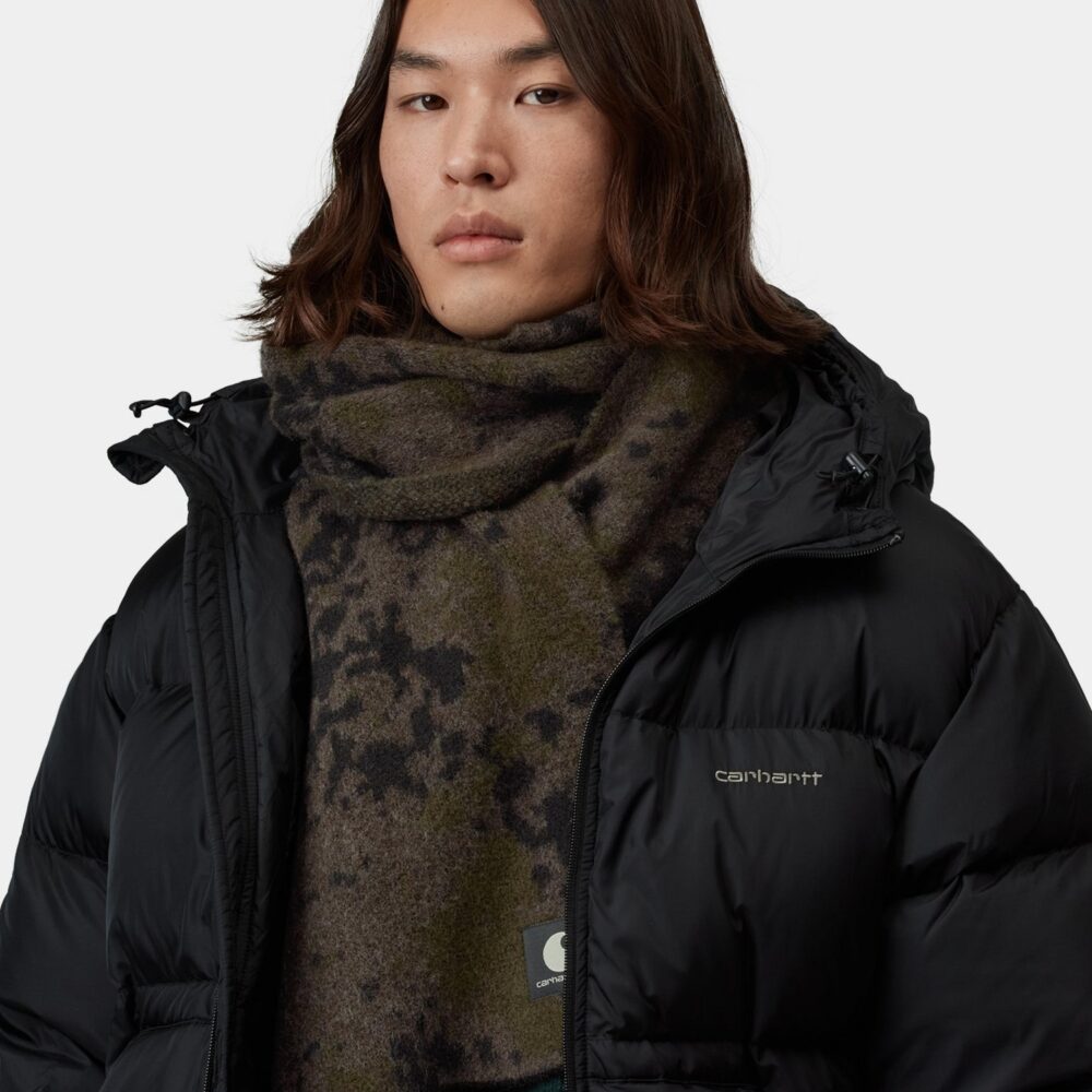 Carhartt WIP Camo Disperse Scarf - Camo Disperse Jacquard/Black