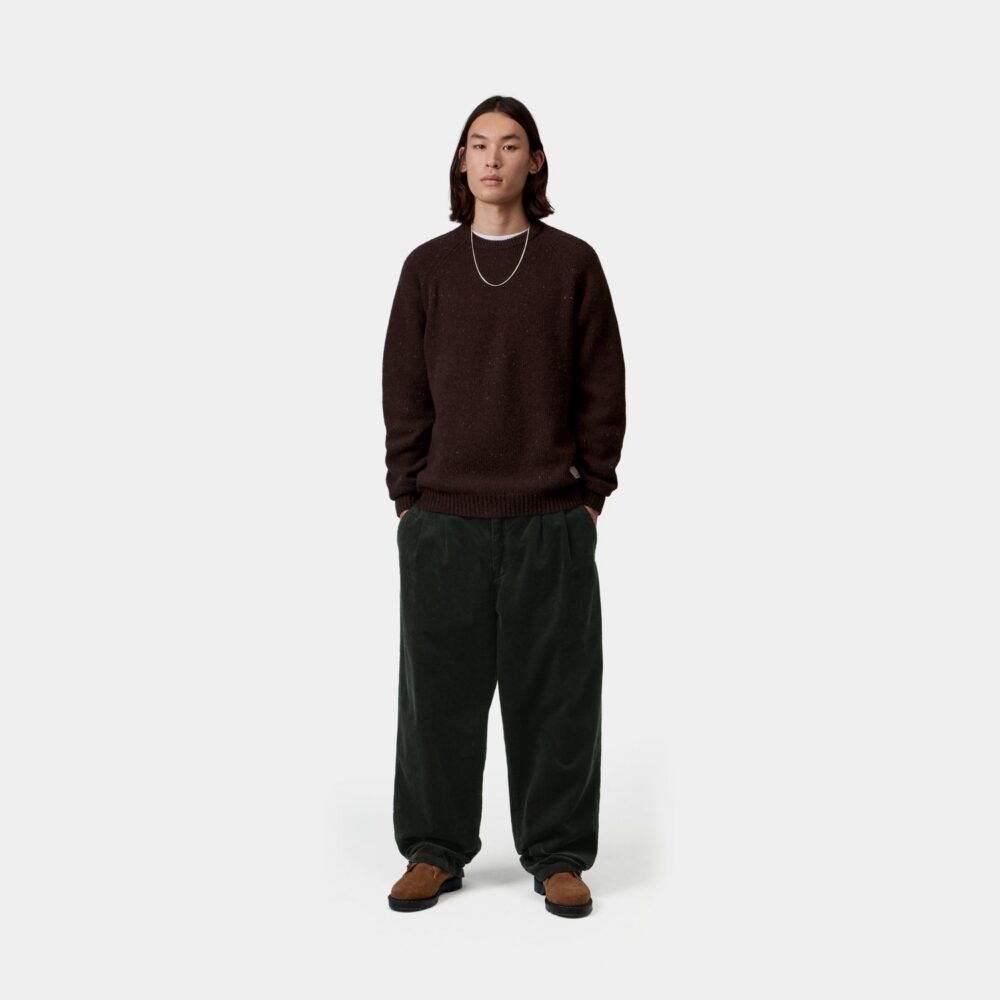 Carhartt WIP Evan Chino Pant - Raven/Rinsed