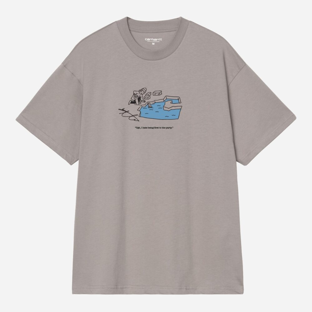 Carhartt WIP Ice Fishing Tee - Shady Grey Carhartt WIP Ice Fishing Tee - Shady Grey
