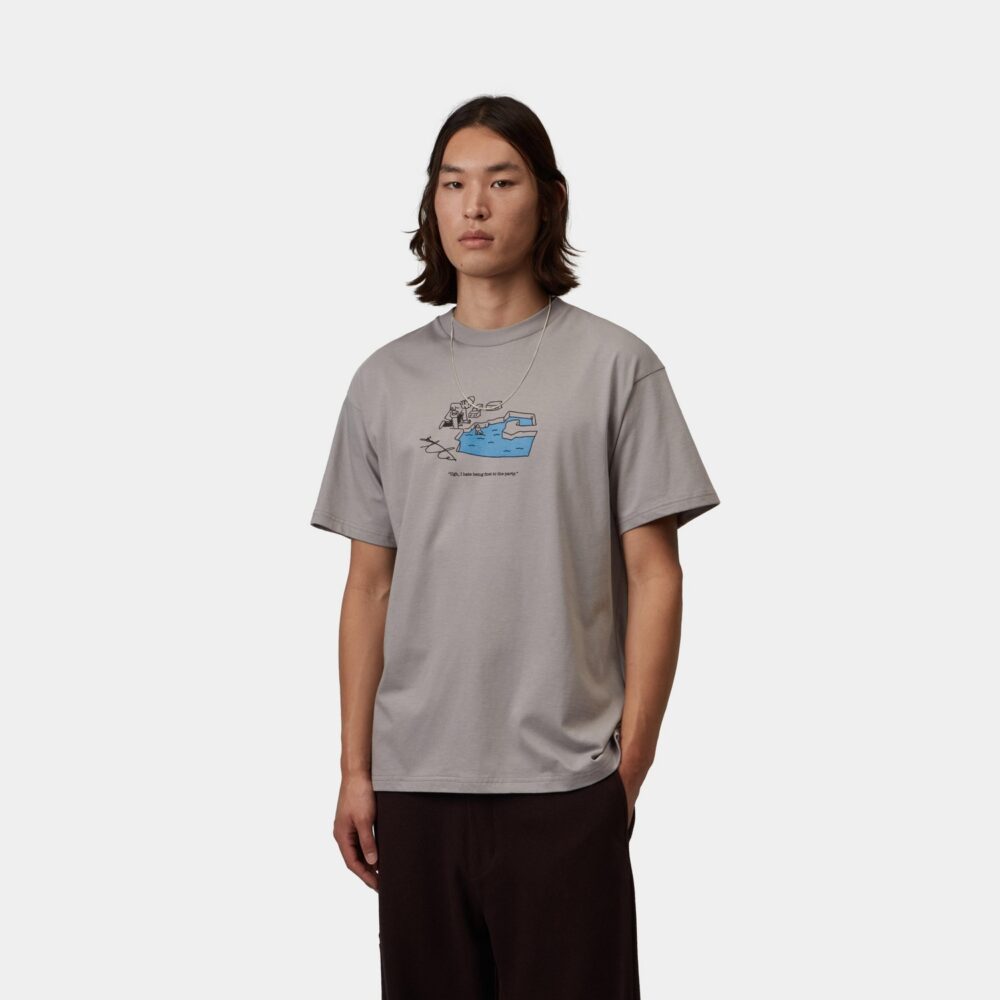 Carhartt WIP Ice Fishing Tee - Shady Grey Carhartt WIP Ice Fishing Tee - Shady Grey