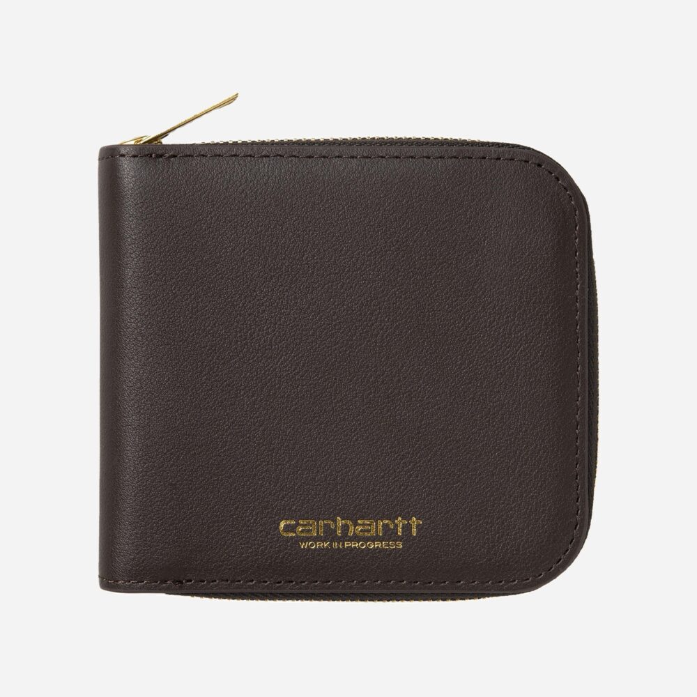 Carhartt WIP Leather Wallet - Tobacco/Gold Carhartt WIP Leather Wallet - Tobacco/Gold
